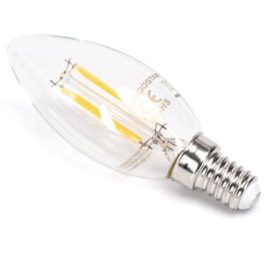 Lampadina Led a Filamento E14 C37 a Oliva 6W
