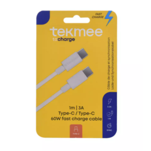 Tekmee Cavo di ricarica 1m USB-C USB-C